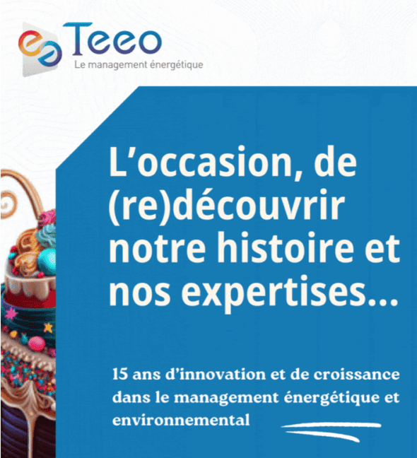 Couverture du communiqué de presse des 15 ans de TEEO