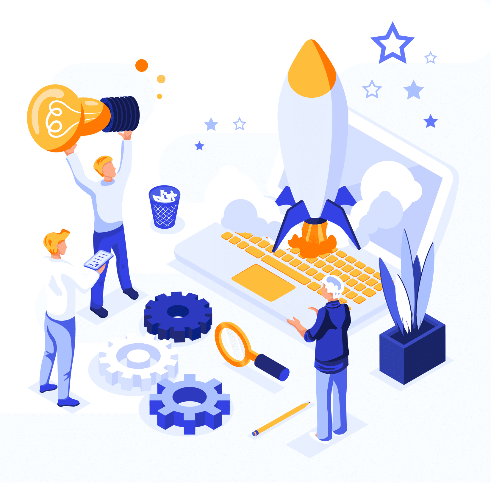 Personnes autour d'un ordinateur illustrant l'objectif de certifications