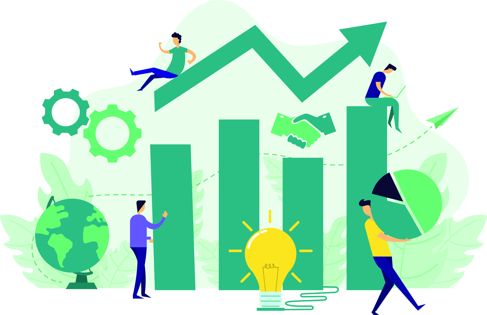 Diagramme vert illustrant l'objectif de certifications